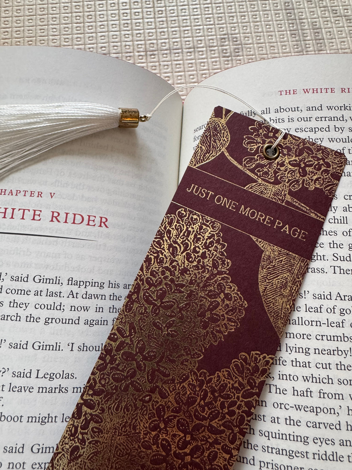 Limited Run Foil-Pressed Bookmarks