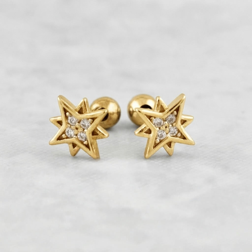 Boucles d'oreilles Étoiles du Nord