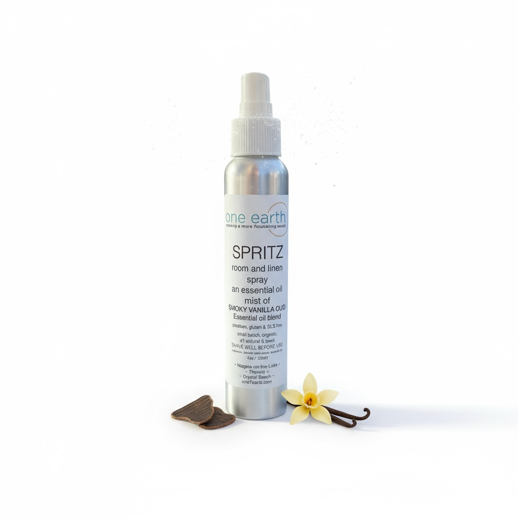 NEW FORMULA! Spritz Room & Linen Spray - Smoky Vanilla + Oud