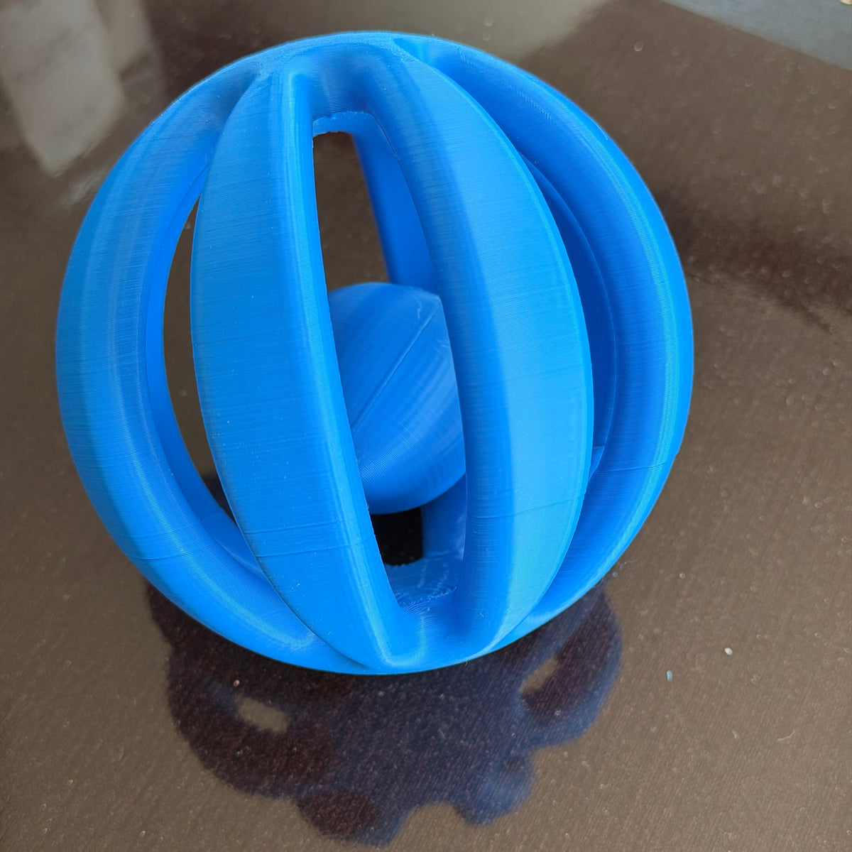 Ball-in-Ball Interactive Toy for Cats & Small Dogs