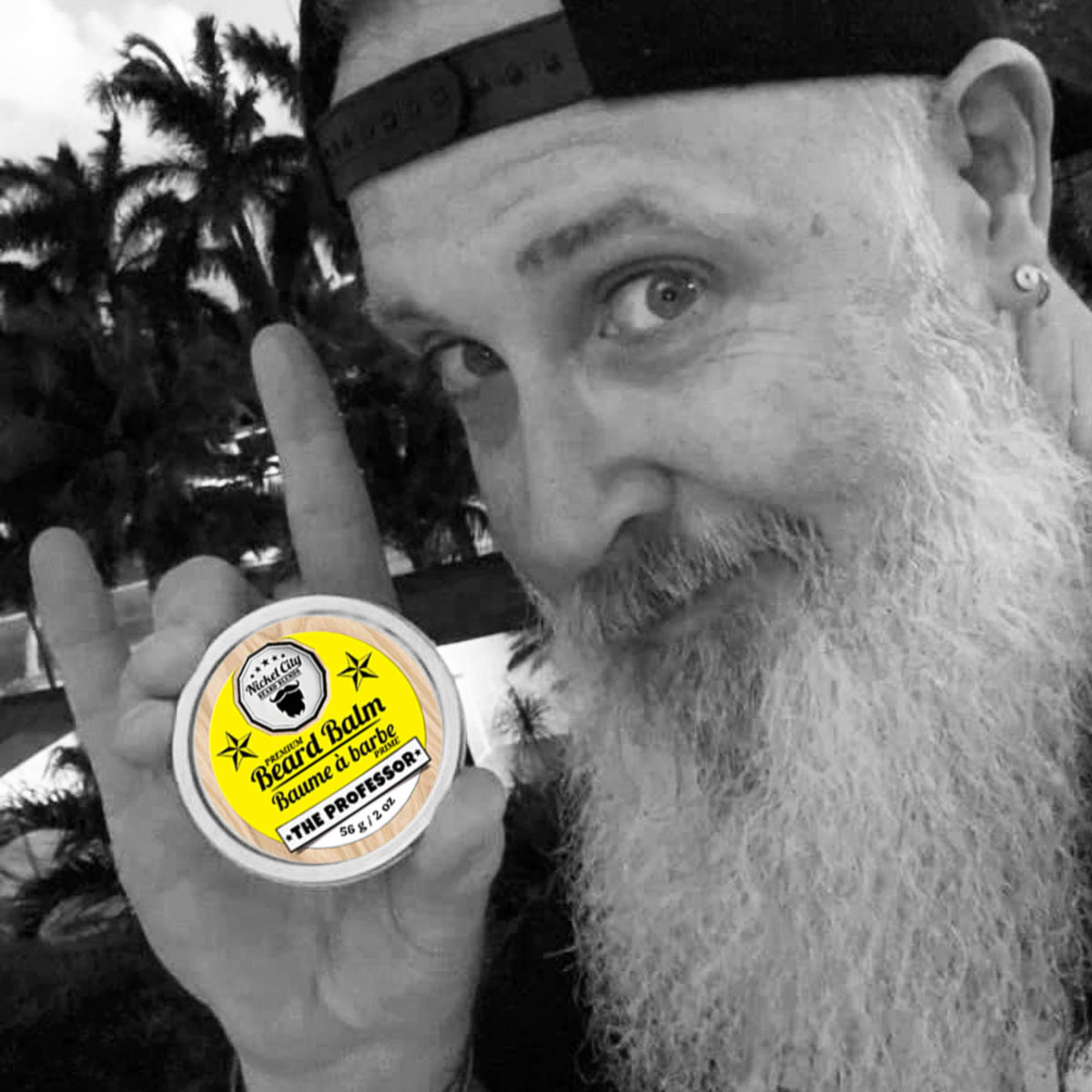 The Professor Beard Balm (56g) – Cedarwood, Vanilla & Sweet Cigar | Strong Hold & Styling Balm | Dr. Chris Schneider Collaboration