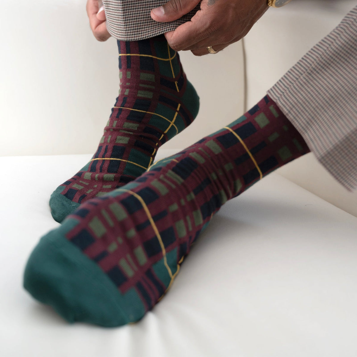 Scottish Green Checkers