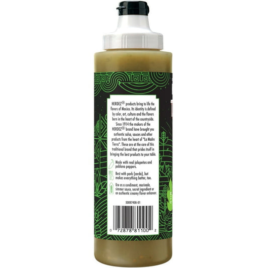 HERDEZ TAQUERIA STREET SAUCE Original Verde Mild Taco Sauce, 9 oz