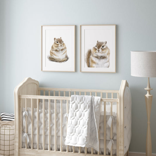 Chipmunk Print Set