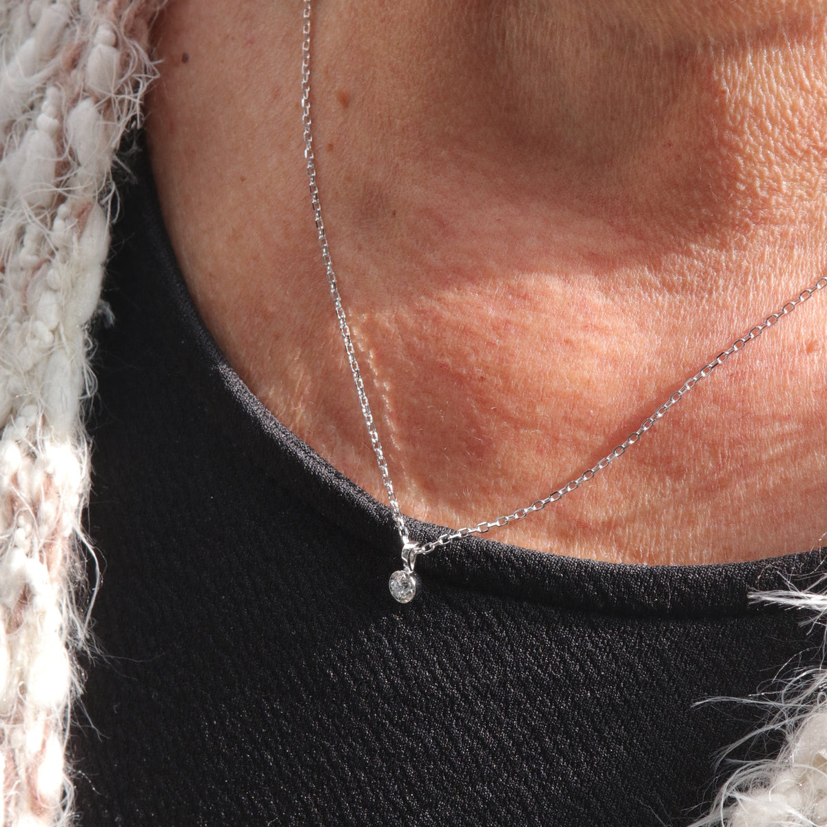 Collier Classique en argent sterling