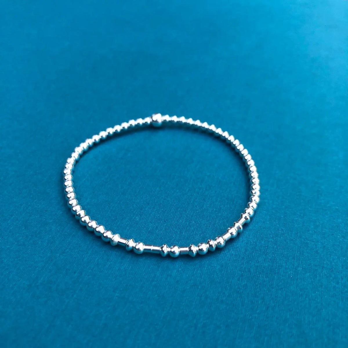 Strength Morse Code Bracelet Stack