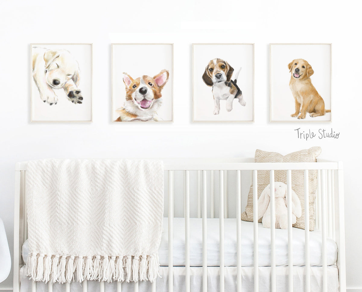 Golden Retriever Puppy Art Print