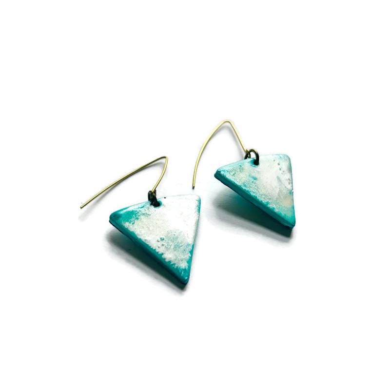 Minimalist Icy Turquoise Jewelry Set