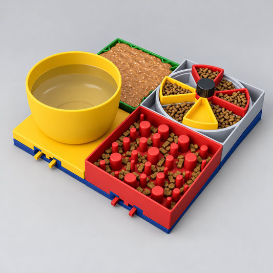 Modular Pet Dining Station Base | Customizable Feeding System