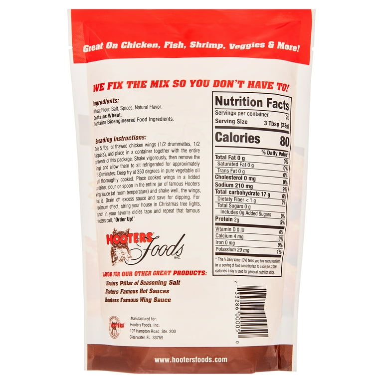 The Original Hooters Wing Breading, 16 oz