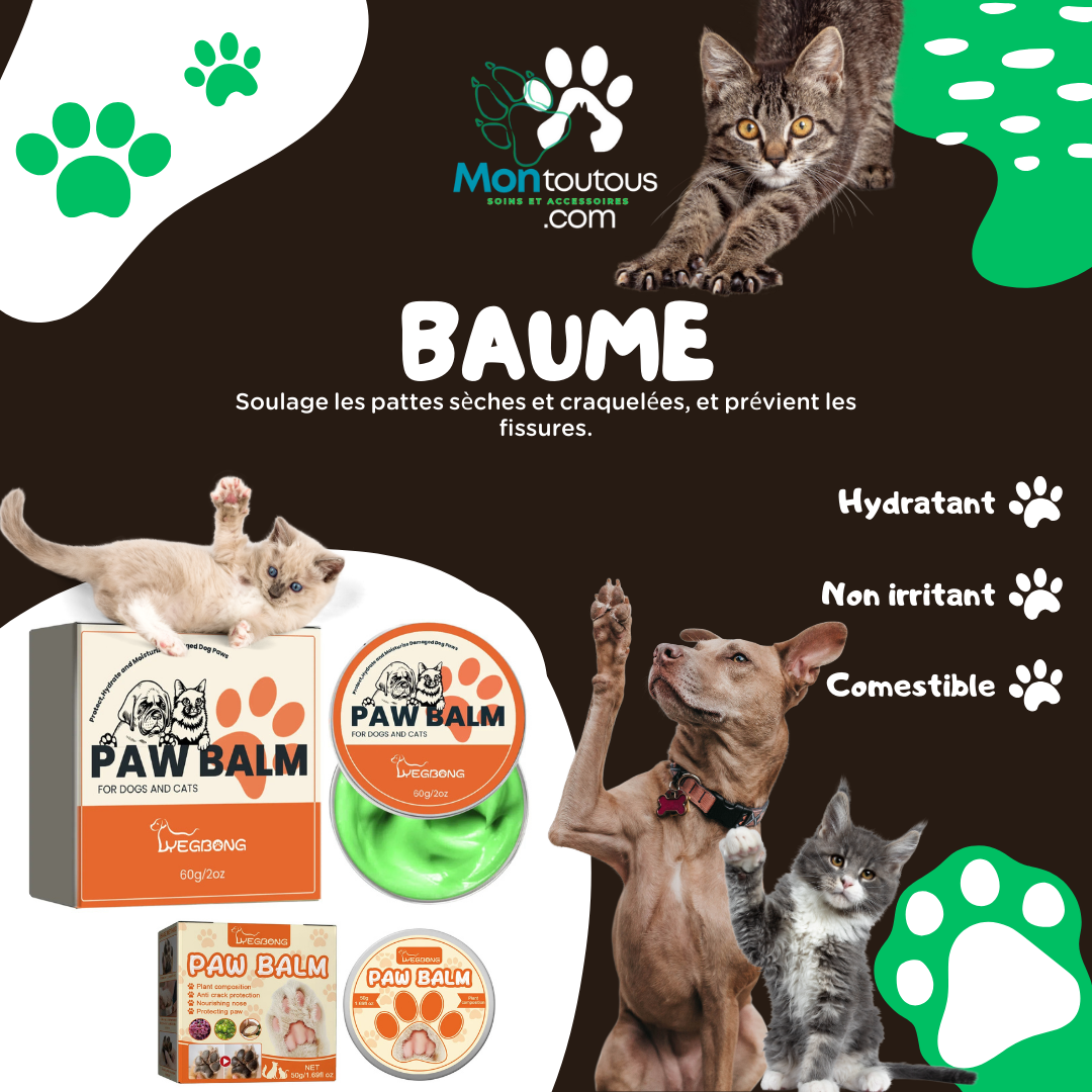 Baume pour coussinets pour chien et chat – Liquidation jusqu’à épuisement des stocks