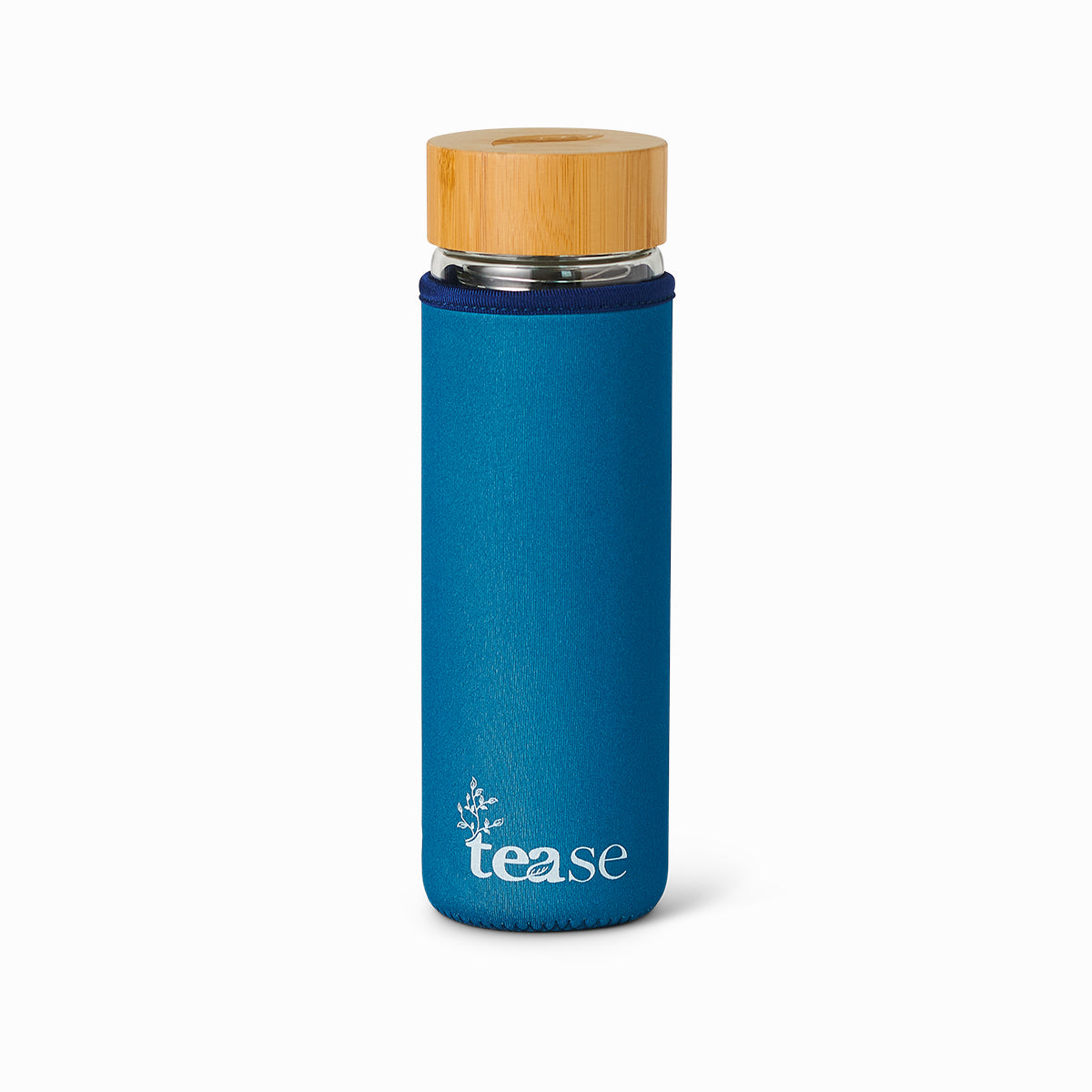3 in 1 Sustainable Glass and Bamboo Tea Tumbler