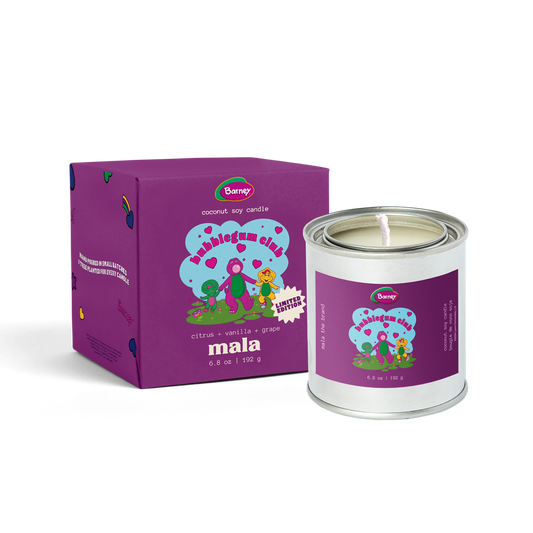 Barney x Mala: Bubblegum | Citrus + Vanilla + Grape