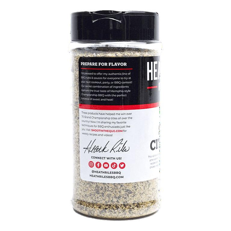 Heath Riles Simple Citrus Barbecue Rub, 12 oz