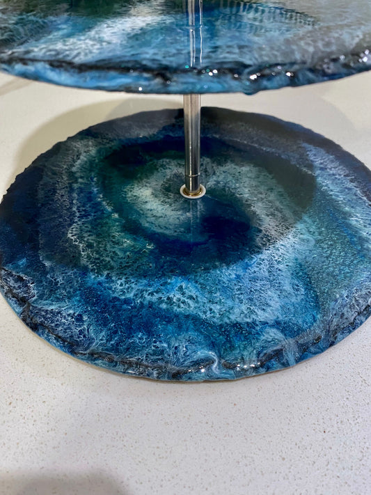 Slate Tiered Serving Platter