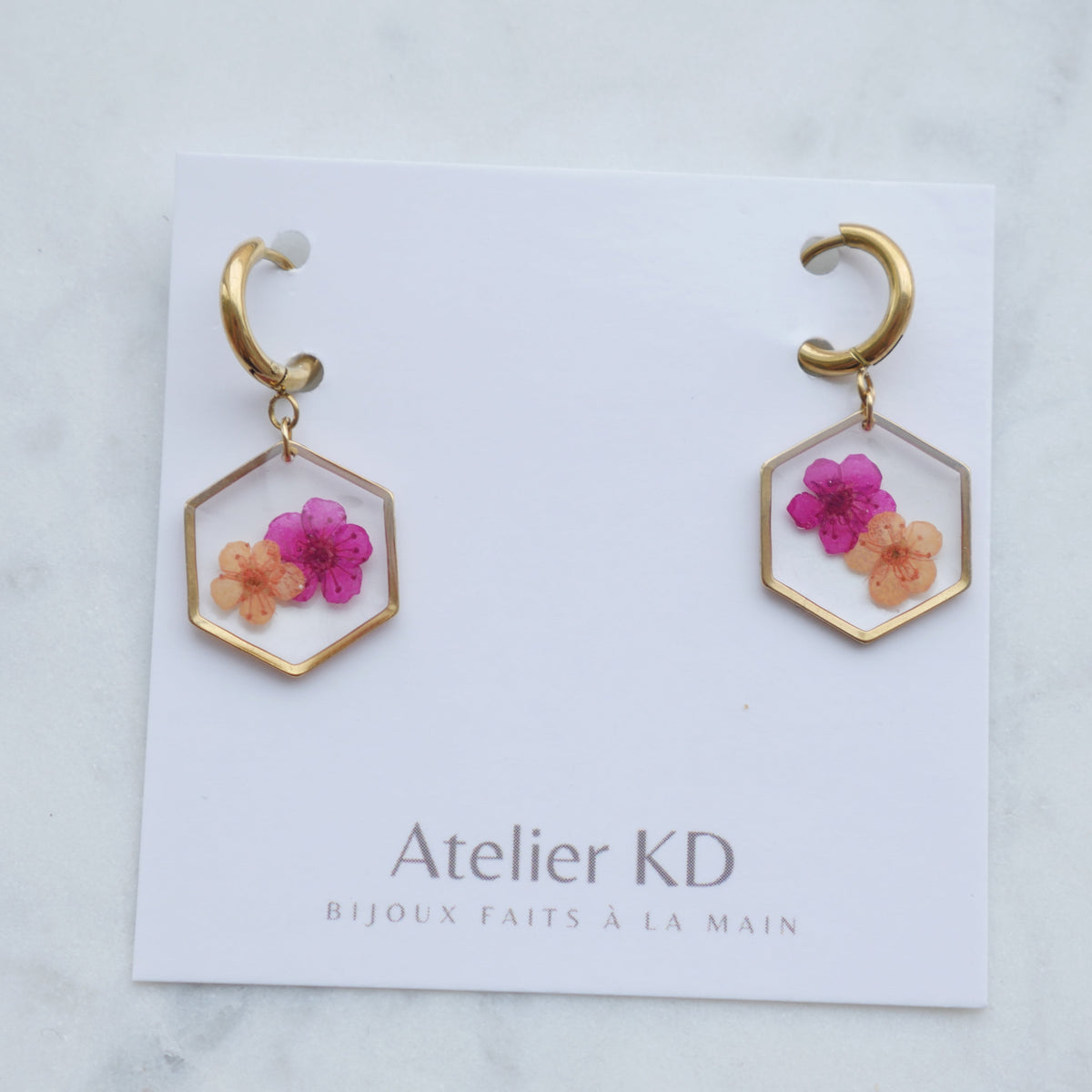 Edition Spéciale - Boucles d'oreilles Lola - hexa