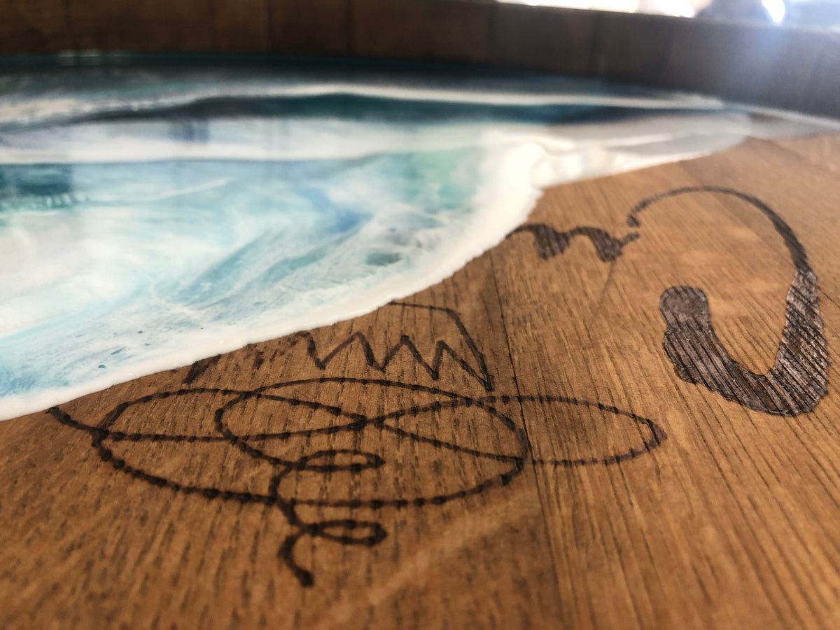 Wine Barrel Ocean Waves