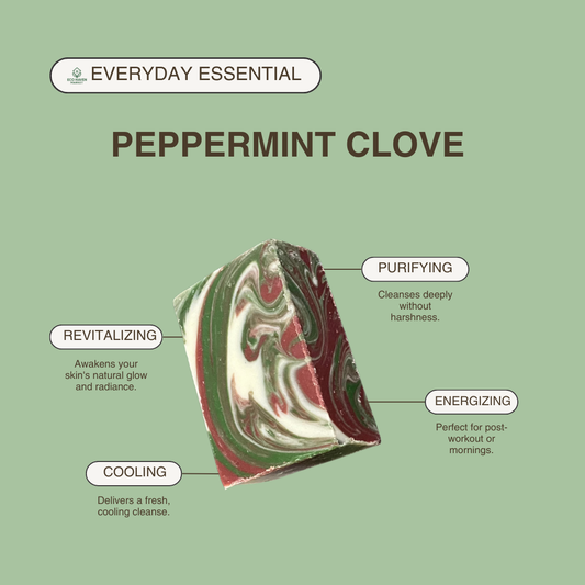 Peppermint & Cloves Soap Bar | Invigorate & Cleanse