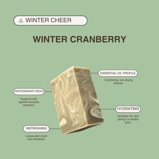 Winter Cranberry Soap Bar | Clean & Refreshing