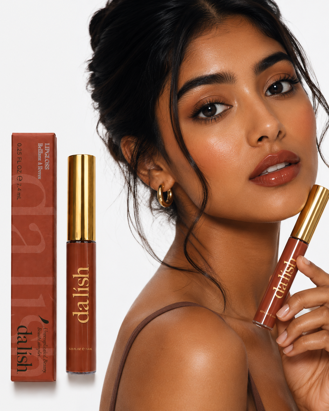 da lish High-Shine Lip Gloss – Smooth Non-Sticky Finish