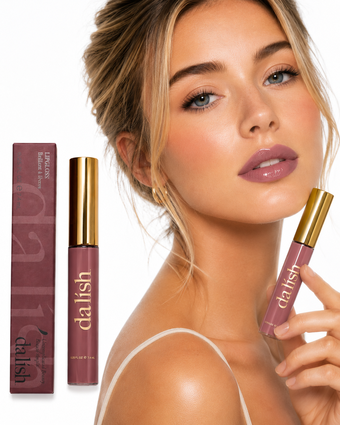 da lish High-Shine Lip Gloss – Smooth Non-Sticky Finish