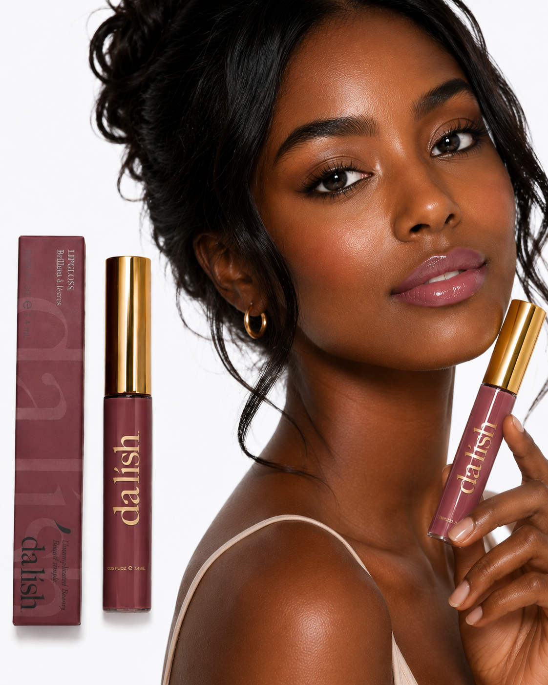 da lish High-Shine Lip Gloss – Smooth Non-Sticky Finish