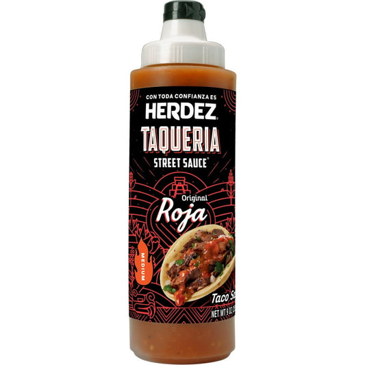 HERDEZ TAQUERIA STREET LIQUID SAUCE Roja Taco Sauce, 9 oz Bottle