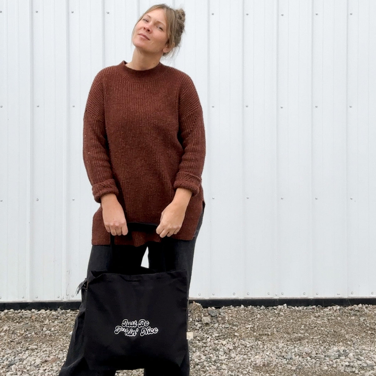 Just Be F**kin' Nice Tote Bag