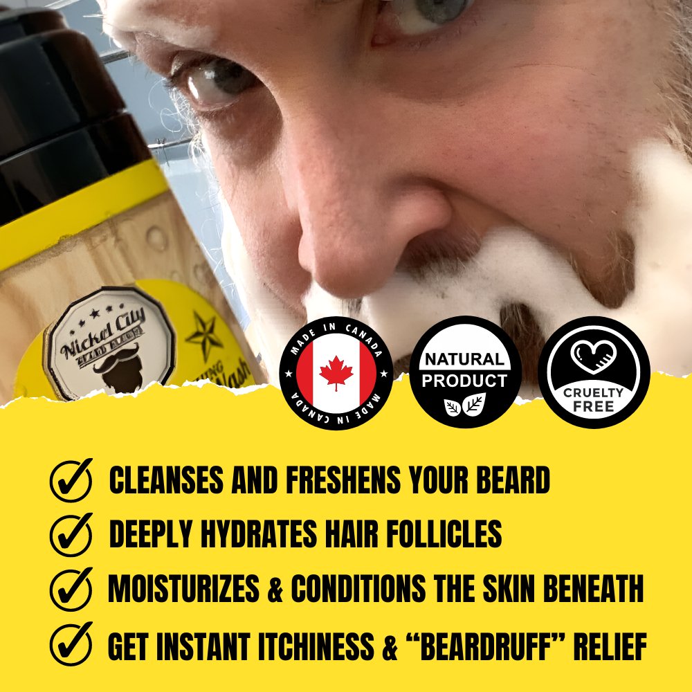 My Lil Cupcake Beard Wash (150ml) – Sweet Vanilla Cupcake with Creamy Buttercream Scent | Gentle Cleansing Beard Shampoo