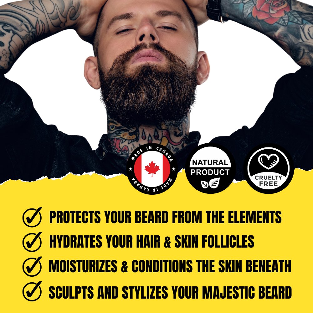 My Lil Cupcake Beard Balm (56g) – Sweet Vanilla Cupcake with Creamy Buttercream Scent | Strong Hold & Styling Balm