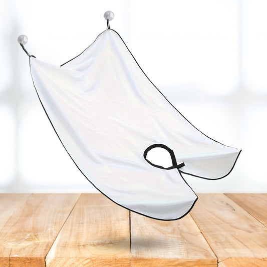 SoulCatcher Barber Beard Trimming Cape (Apron & Tarp) | Waterproof Grooming Cloth | Mess-Free Shaving Bib | Handcrafted in Canada