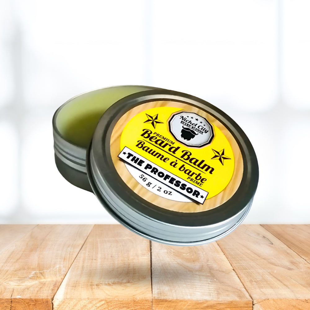 The Professor Beard Balm (56g) – Cedarwood, Vanilla & Sweet Cigar | Strong Hold & Styling Balm | Dr. Chris Schneider Collaboration