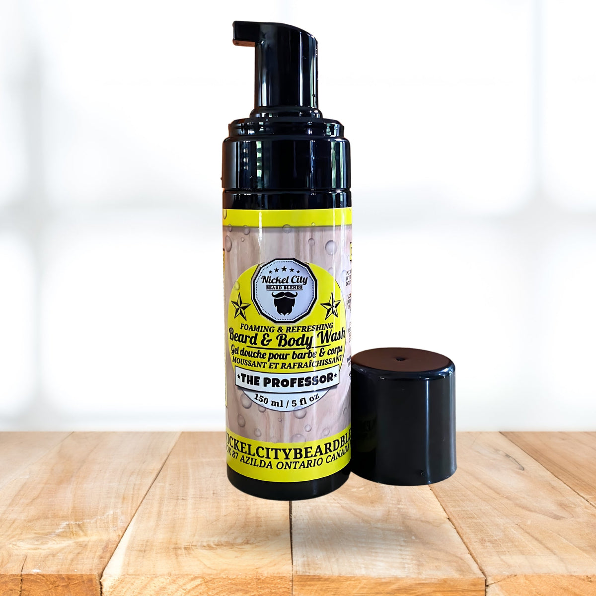 The Professor Trinity Bundle (3-Piece Beard Care Set: Oil, Balm & Wash) | Cedarwood, Vanilla & Sweet Cigar | Dr. Chris Schneider Collaboration | Handcrafted in Canada