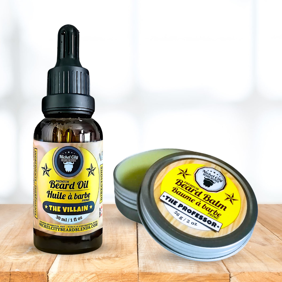 Duality Bundle (2-Pack) – The Professor x The Villain | Balance of Order & Chaos | Oil & Balm Set | Handcrafted in Canada