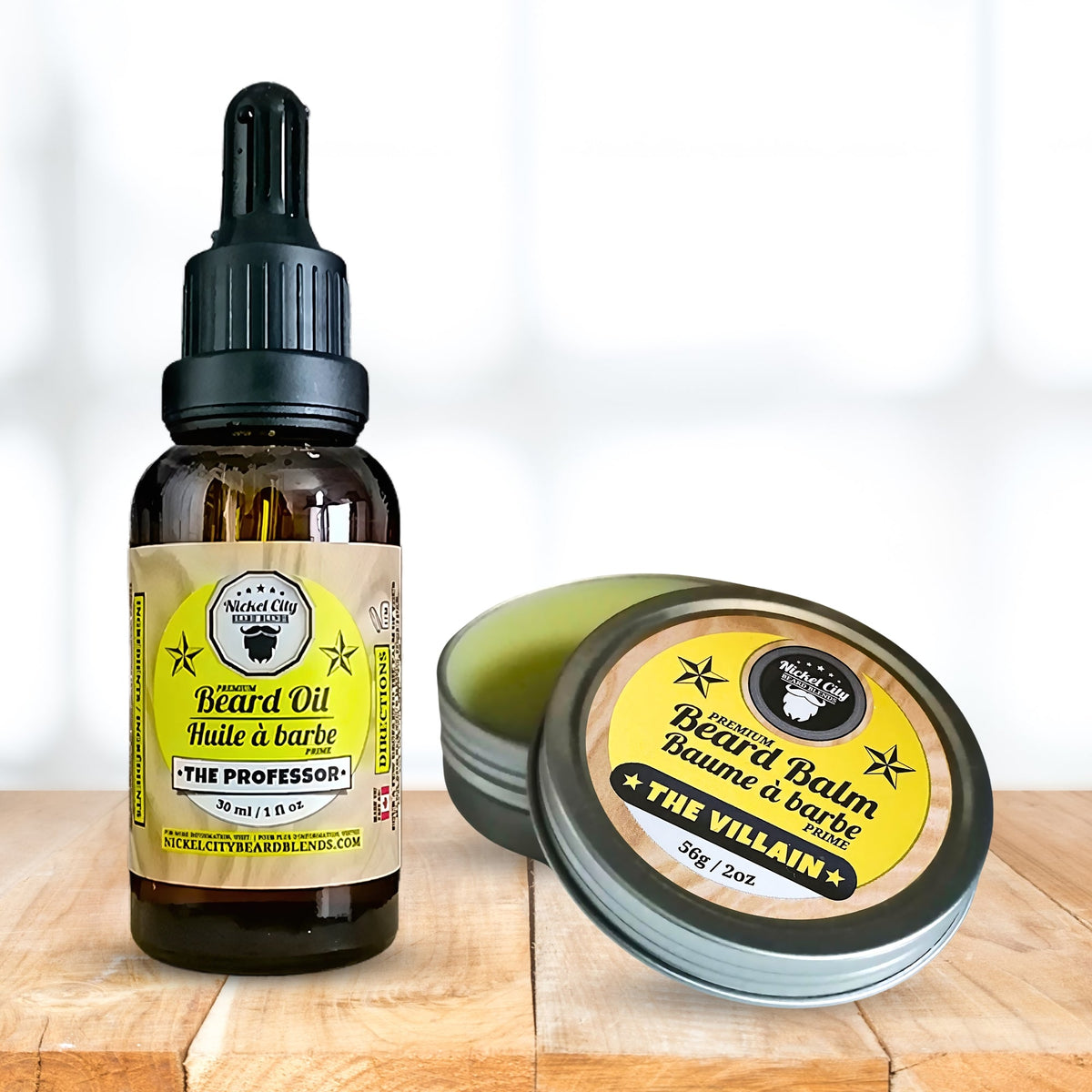 Duality Bundle (2-Pack) – The Professor x The Villain | Balance of Order & Chaos | Oil & Balm Set | Handcrafted in Canada
