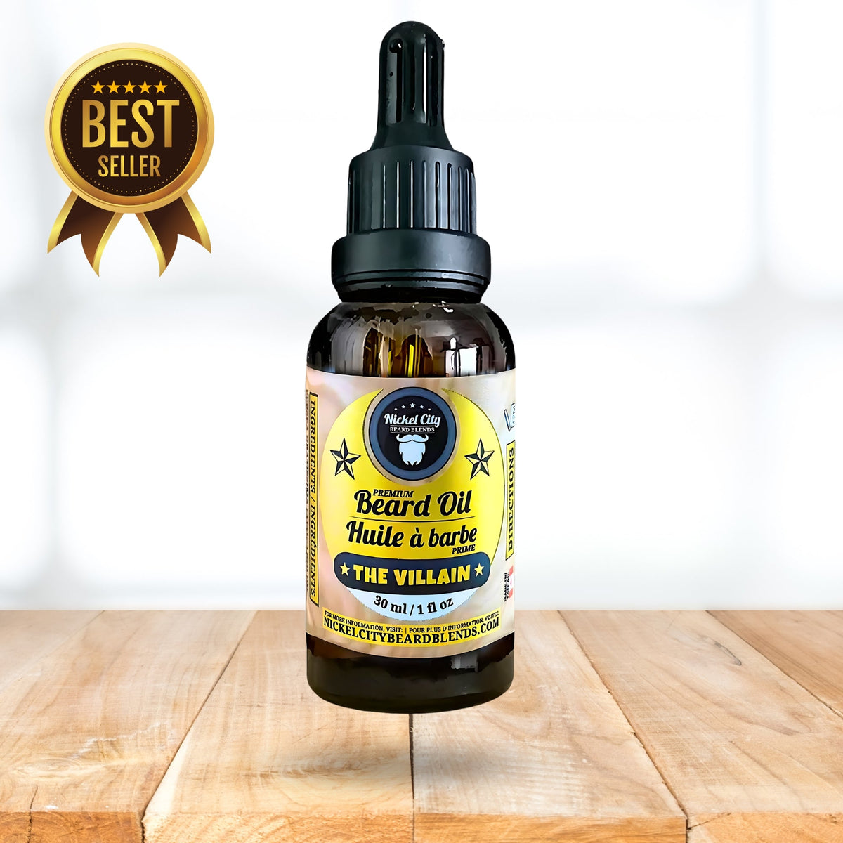 The Order of Three Beard Oil Bundle (3-Piece Ritual Set) | The Professor + The Villain + The Alchemist (3x 30ml) | Handcrafted in Canada
