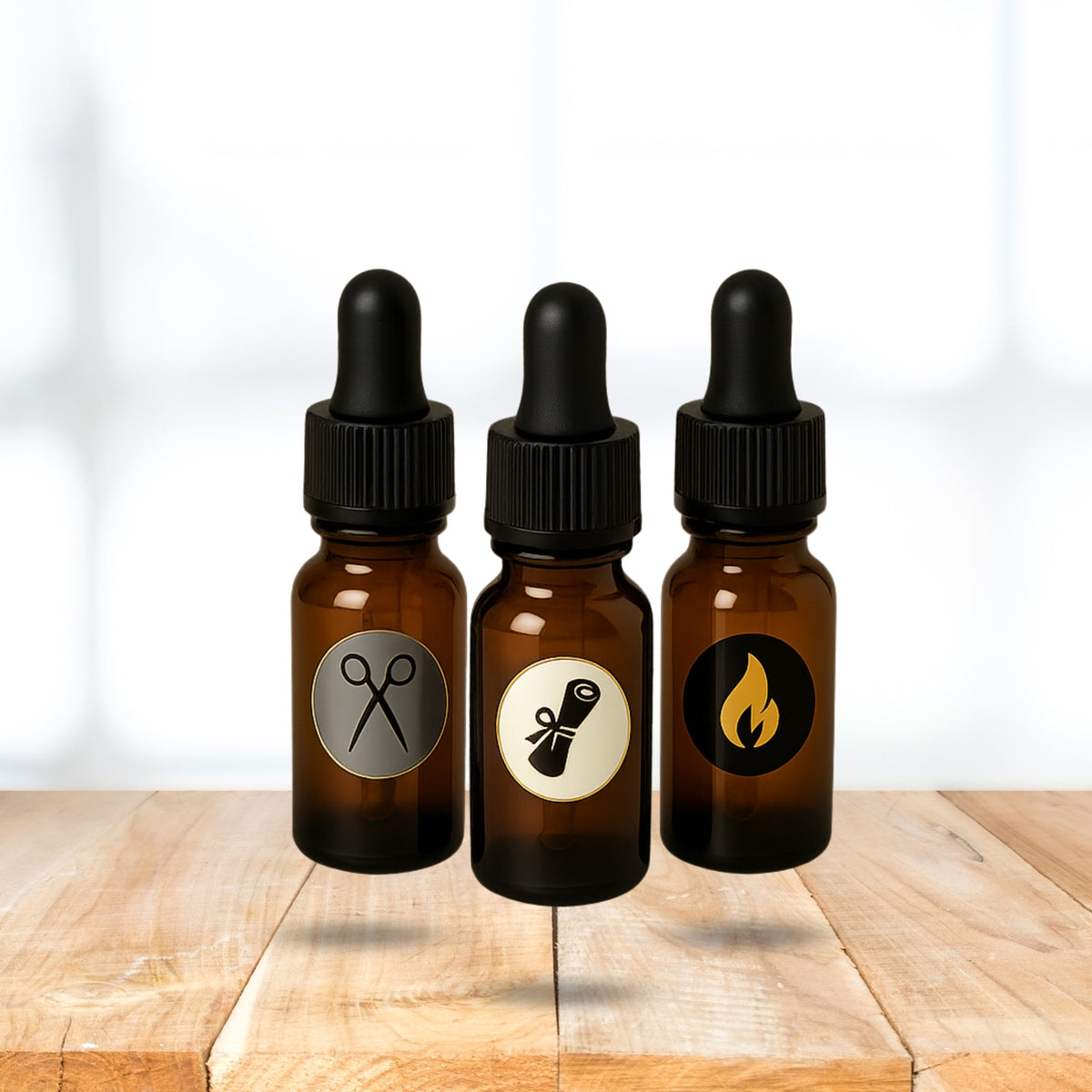 The Order of Three Discovery Set (15ml) | Sample Pack | The Professor + The Villain + The Alchemist | Handcrafted in Canada