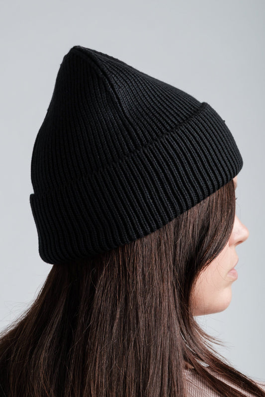 Winter Knit Cotton Beanie