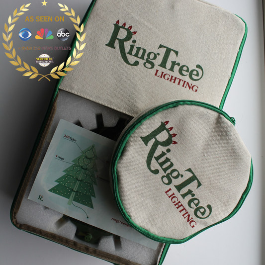 Ring Tree Kit: 240 LED White Lights