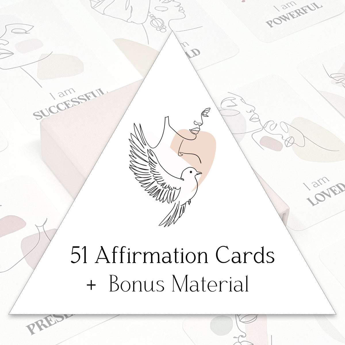 I AM A WOMAN Affirmation Cards | 51 Daily Affirmations for Women