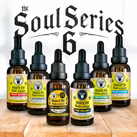 The SoulSeries Six Collector's Bundle (6-Piece Beard Oils Set) | Complete Collection with Limited Edition Collector Cards | Handcrafted in Canada