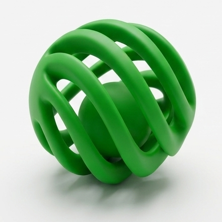 Ball-in-Ball Interactive Toy for Cats & Small Dogs
