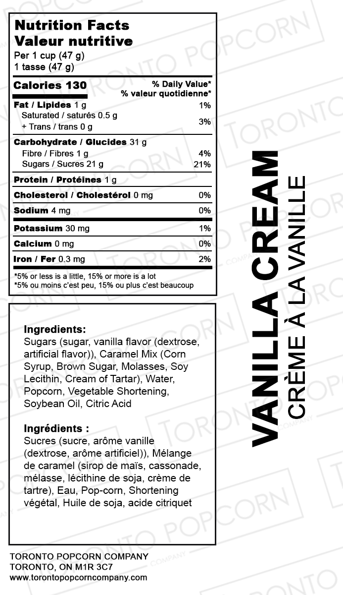 Vanilla Cream Popcorn