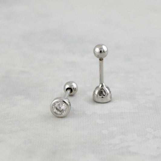 Boucles d'oreilles Classiques en argent sterling
