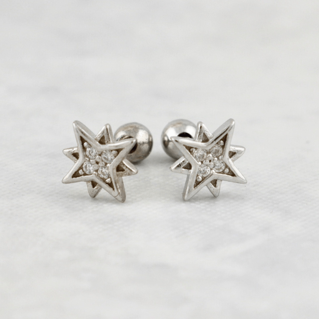 Boucles d'oreilles Étoiles du Nord