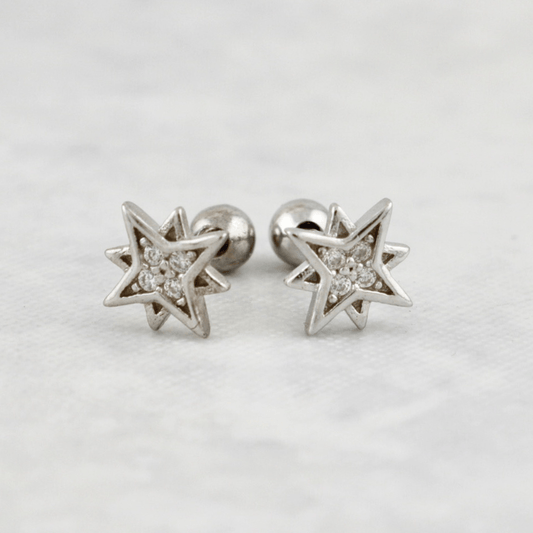 Boucles d'oreilles Étoiles du Nord