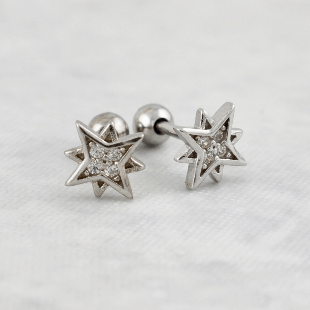 Boucles d'oreilles Étoiles du Nord