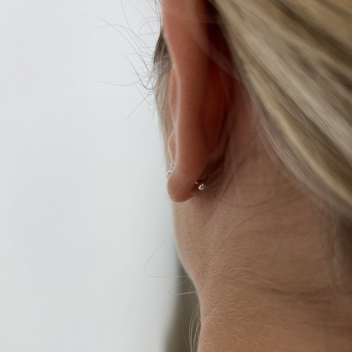 Boucles d'oreilles Lunes en argent sterling