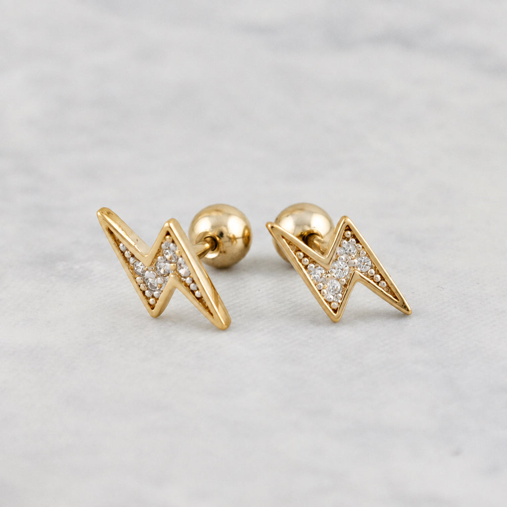Boucles d'oreilles Orage en argent sterling