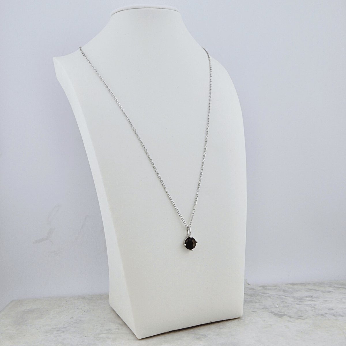 Collier et Saphir Doré en argent sterling